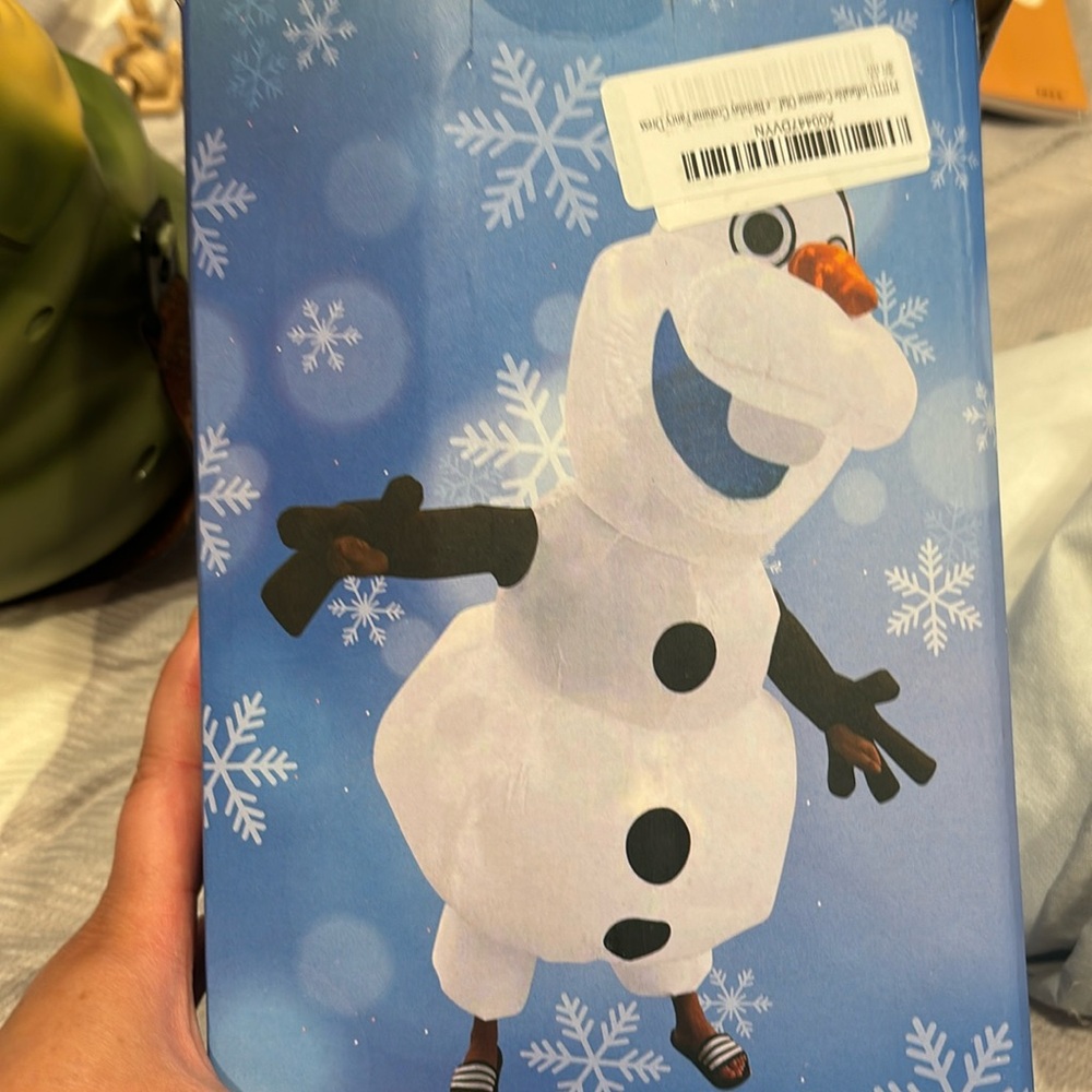 Inflatable Olaf costume (adult)